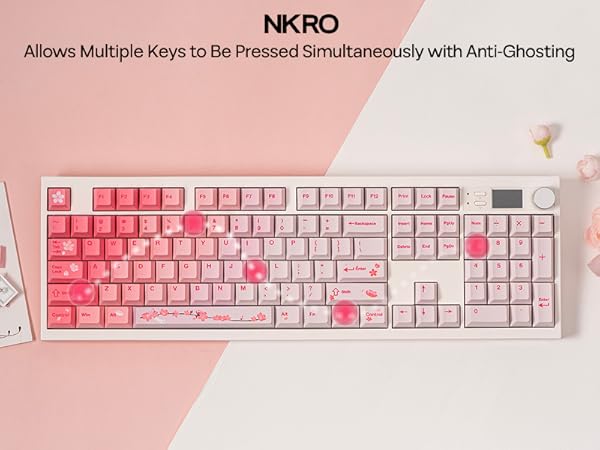 Full Size Mechanical Keyboard with Screen &amp; Knob