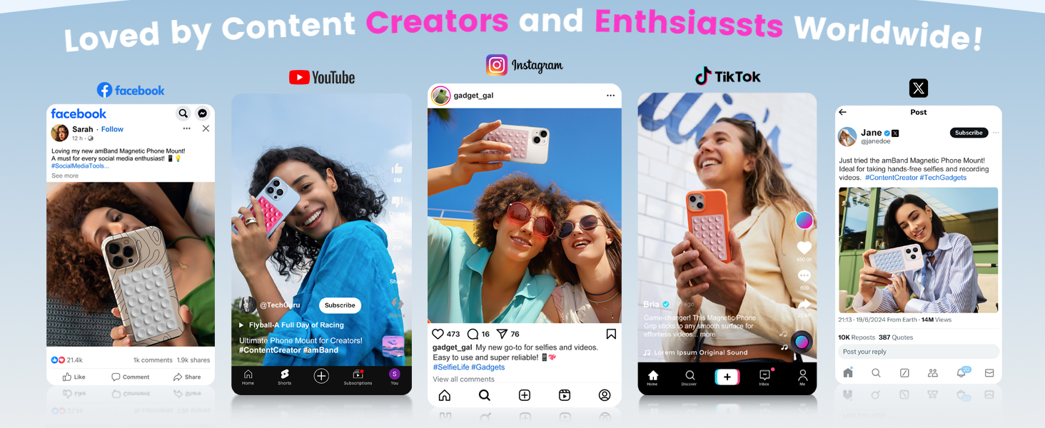 Loved by Content Creators and Enthusiasts Worldwide!