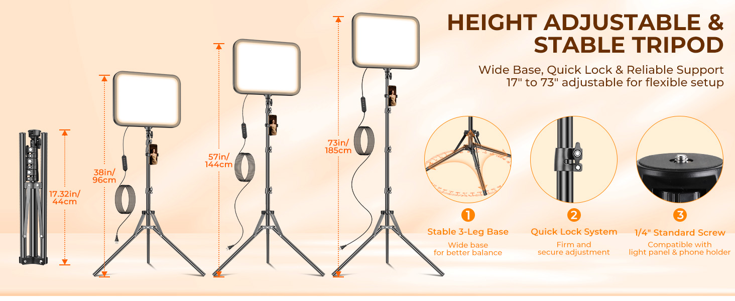 video lighting for video recording