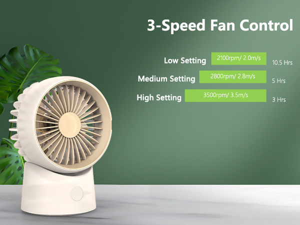 Mini Desktop Circulating Fan
