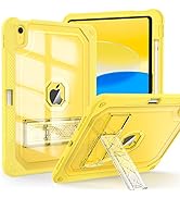 ZoneFoker Case for iPad 10th Generation 10.9 inch 2022, Heavy Duty Shockproof Rugged Protective w...