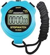 MUSHPORT Stopwatch Timer Only Stopwatch Mode, ON/Off Silent Simple Operation, Without Clock Date ...