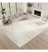 BGASZ 8x10 Washable Area Rug, Soft Area Rugs for Living Room, Non Slip Backing,Short-Pile&amp;Durable...