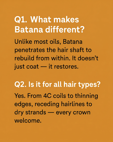 From 4C coils to thinning edges, receding hairlines to dry strands — every Hair welcome