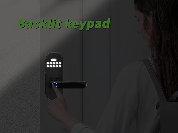 Fingerprint Keyless Entry Door Knob