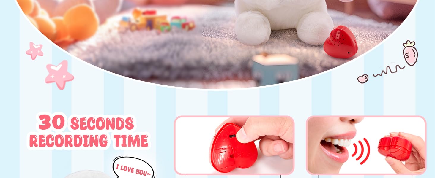 recordable plush bunny