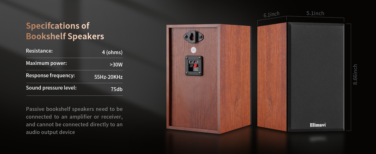 Introduction to the specifications and considerations for passive speakers