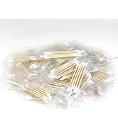 Eyxformula Travel Cotton Swabs, Individually Wrapped, 500 Count Bulk, Sterile Double Round Tip So...
