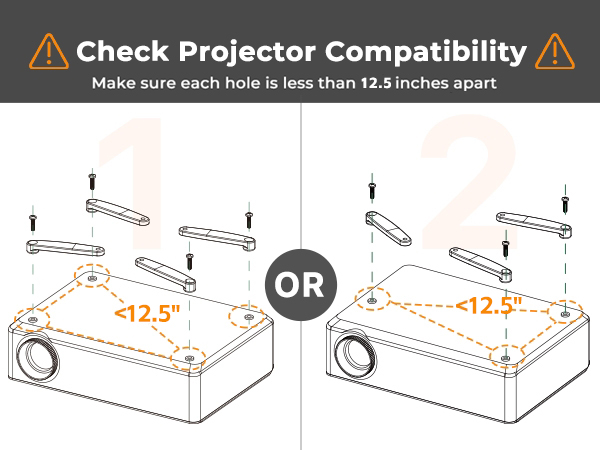 ceiling projector mount compatibility