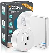 HAPYTHDA Remote Control Outlet, 500 Feet RF Range Remote Light Switches Kit, No Wiring Needed Wir...