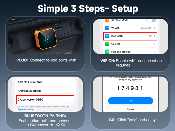 Wireless CarPlay Adapter