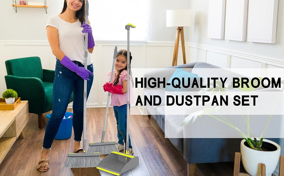 broom and dustpan