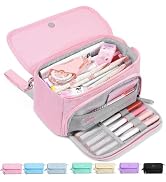 Sooez Super Large Pencil Case, Big Capacity Pencil Bag with 3 Compartments, Hold 200 pencils, Cut...