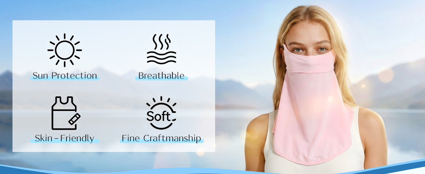 UV Sun Protection Face Mask