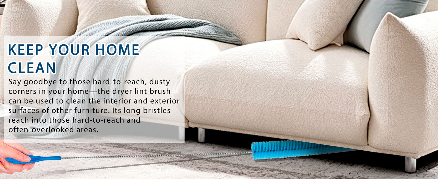 Universal Dryer Vent Cleaning Kit with Vacuum Hose Attachments