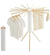 JOOM Tripod Clothes Drying Rack, Garment Rack Portable and Foldable Space Saving Laundry Drying R...