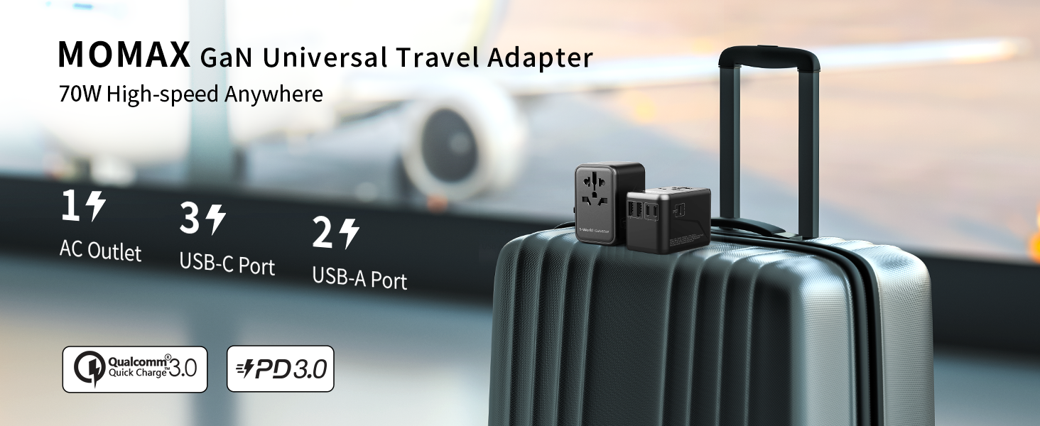 MOMAX Universal Travel Adapter