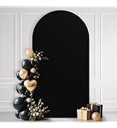 Ledido 6FT Wedding Arch Backdrop Cover-Arch Covers Fitted Stretchy Spandex Round Top Stand Backdr...