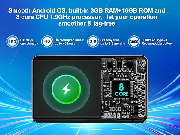 Multi-functional mp3 player with wifi