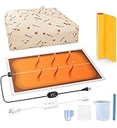 26pcs Resin Heating Mat Kit: Epoxy Resin Curing Machine for Resin Molds Shorten Curing Time Epoxy...