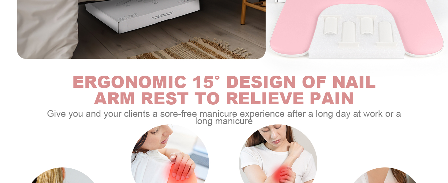nail arm rest for nail tech