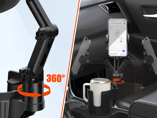 Phone Mount for Car Cup Holder A+ 3-3