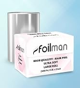 Hair Aluminum Foil Roll, High-Quality Salon Highlighting and Coloring Foil, 5&amp;amp;amp;#34; x 1450 ft