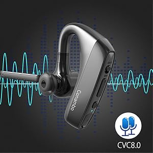 mic noise canceling headset wireless