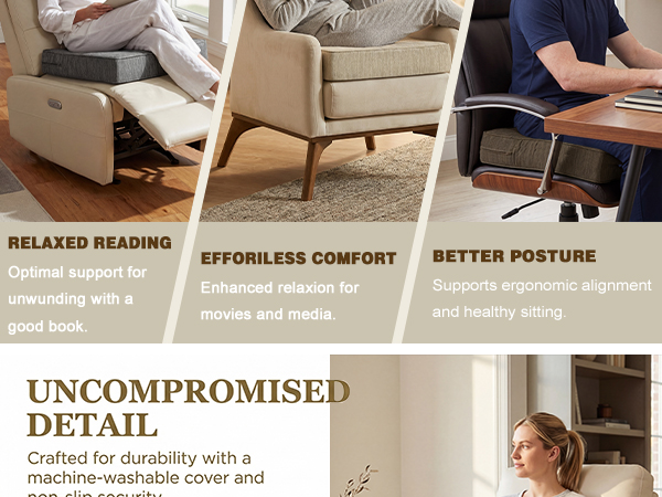 memory foam recliner cushion