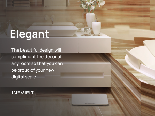 INEVIFIT Premium Bathroom Scale - I-BS002S - Premium A+ - Mobile