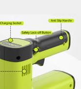 12V Cordless Hedge Trimmer &amp; Grass Shears - 2 in 1 Handheld Small Electric Grass Shear Bush Trimm...