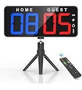 ANJANK 11’’ Large Digital LED Scoreboard Electronic Score Keeper Clock, Countdown/up, with Powerf...