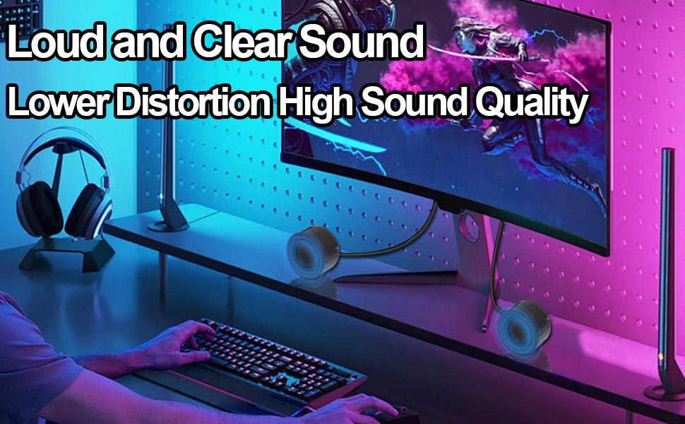 USB Mini Computer Speakers