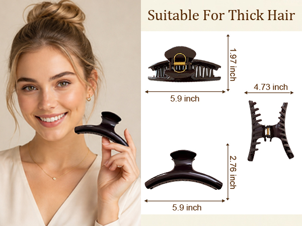 claw clip for thick hair