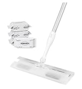 CQT Sweeper Daily Cleaning Starter Kit 2-in-1 Wet Dust Hardwood Fllor Flat Mop Dry and Wet Multi ...