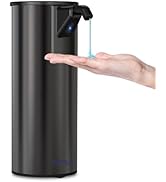 Stainless Steel Automatic Soap Dispenser 4-Level Adjustable, Touchless Electric Battery Operated ...