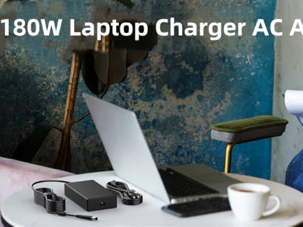 180w laptop charger compatible with dell dock charger
