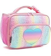 FlowFly Kids Lunch box Insulated Soft Bag Mini Cooler Back to School Thermal Meal Tote Kit for Gi...