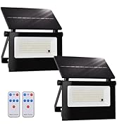 Solar Lights Outdoor Motion Sensor Lights,107 LED Cool White Security Flood Lights Outdoor Lighti...