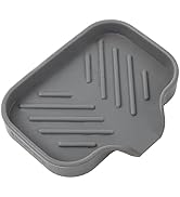 MicoYang Silicone Bathroom Soap Dishes with Drain Spout-Bathroom and Kitchen Sink Organizer,Spong...