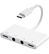 iPad Headphone Splitter,Headphone Splitter for iPad with 60w Fast Charging, iPad Earphone Splitte...
