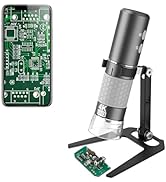 Jiusion WiFi USB Digital Handheld Microscope, 50 to 1000x Wireless Magnification Endoscope 4K 384...