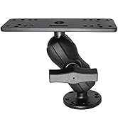 WINDFRD 1.5" Ball Short Arm Fish Finder Mount, Marine Electronic Mount, Universal Mounting Plate ...