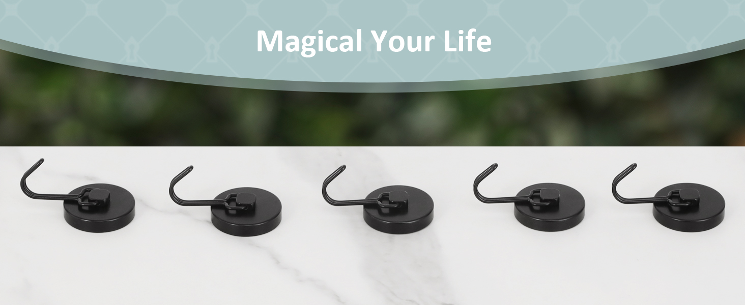 Neosmuk black swing magnetic hooks