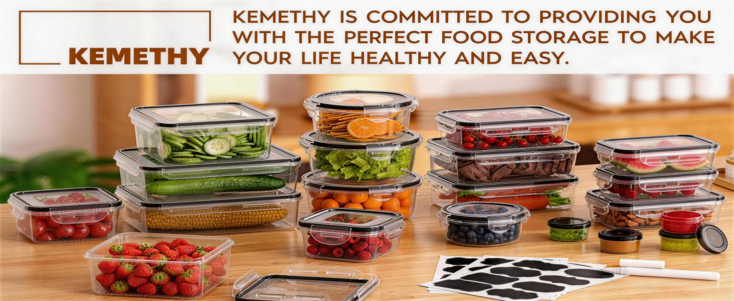 Food Storage Containers with Lids