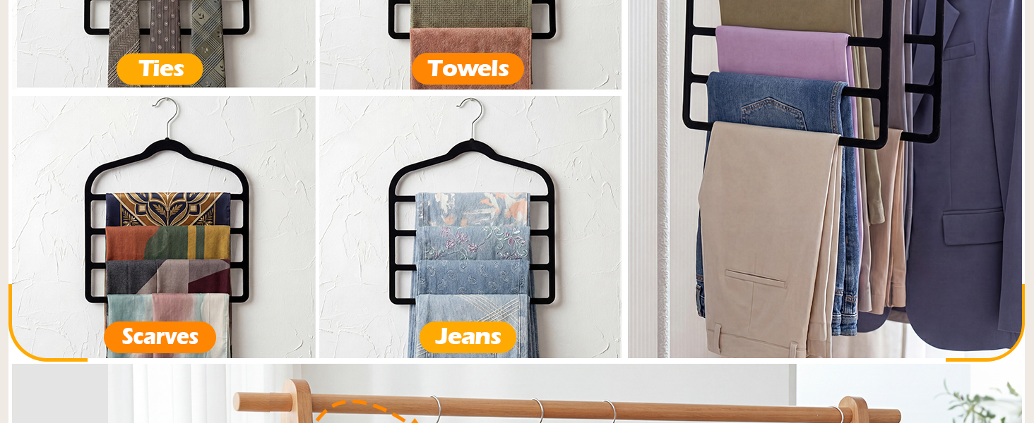 velvet pants hanger