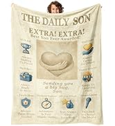 to My Son Blanket from Mom &amp; Dad - Inspirational Hug Blanket for Adult Son - Sentimental Flannel ...