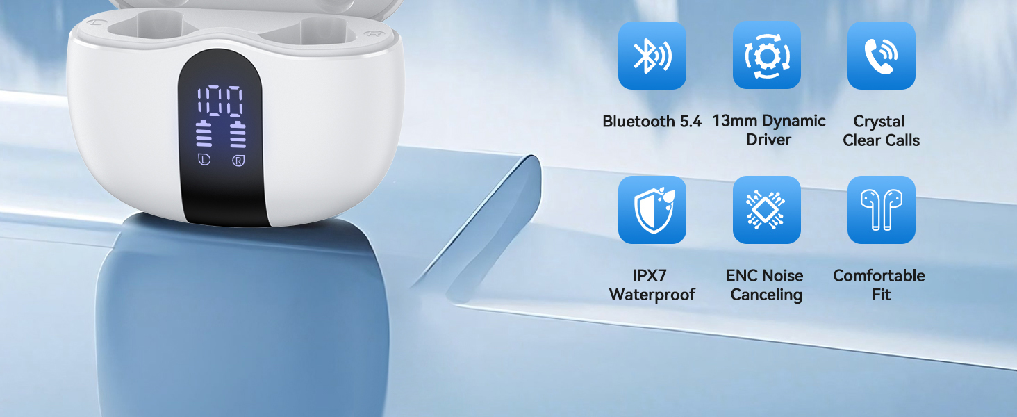 bluetooth earbuds