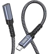 USB C Extension Cable, OKRAY 3.3FT USB C 3.2 Extender Type C Male to Female Extension Cord 100W F...