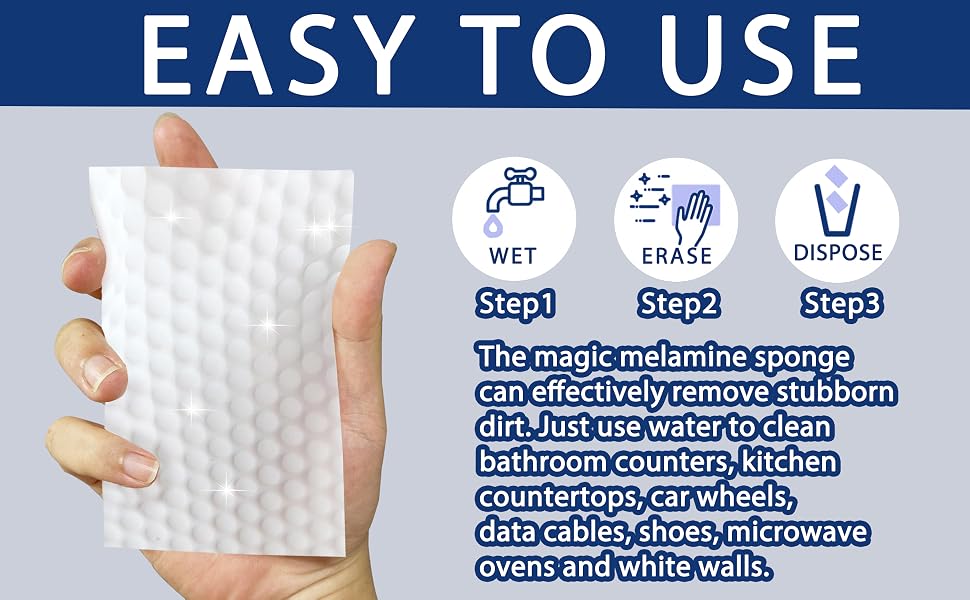 Magic Sponge Eraser Sheets,Upgrade Convex Point Melamine Sheets